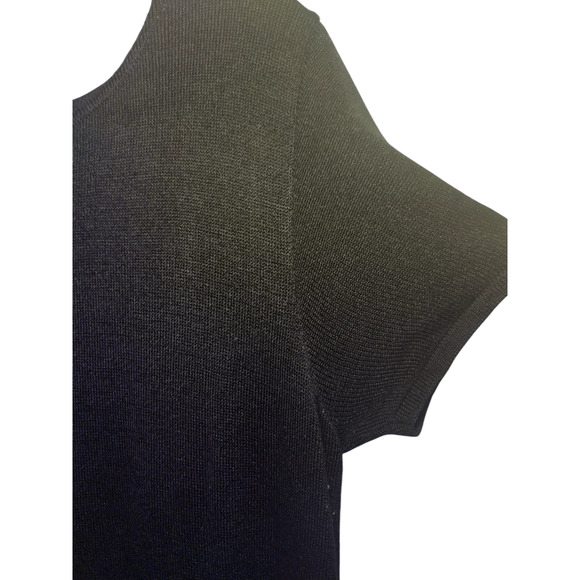 Dialogue Womens Short Sleeve Crew Neck Maxi Dress Black Size Small - Picture 6 of 11